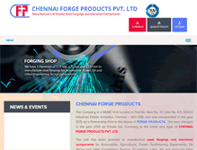 Tablet Screenshot of chennaiforgeproducts.com